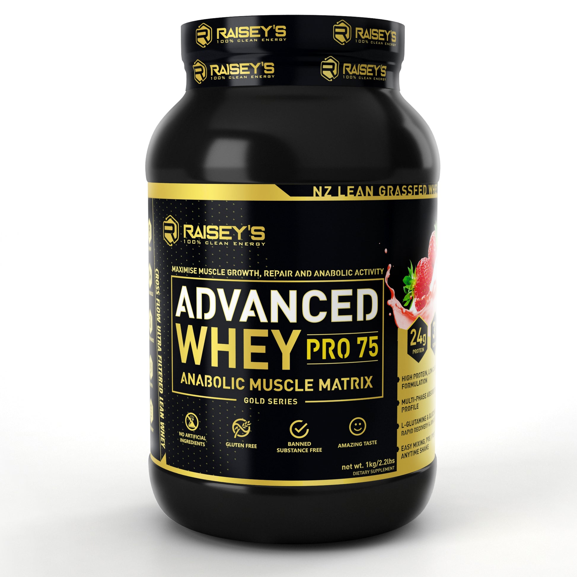 PRO75 Whey Protein 1kg - Supplements Direct®