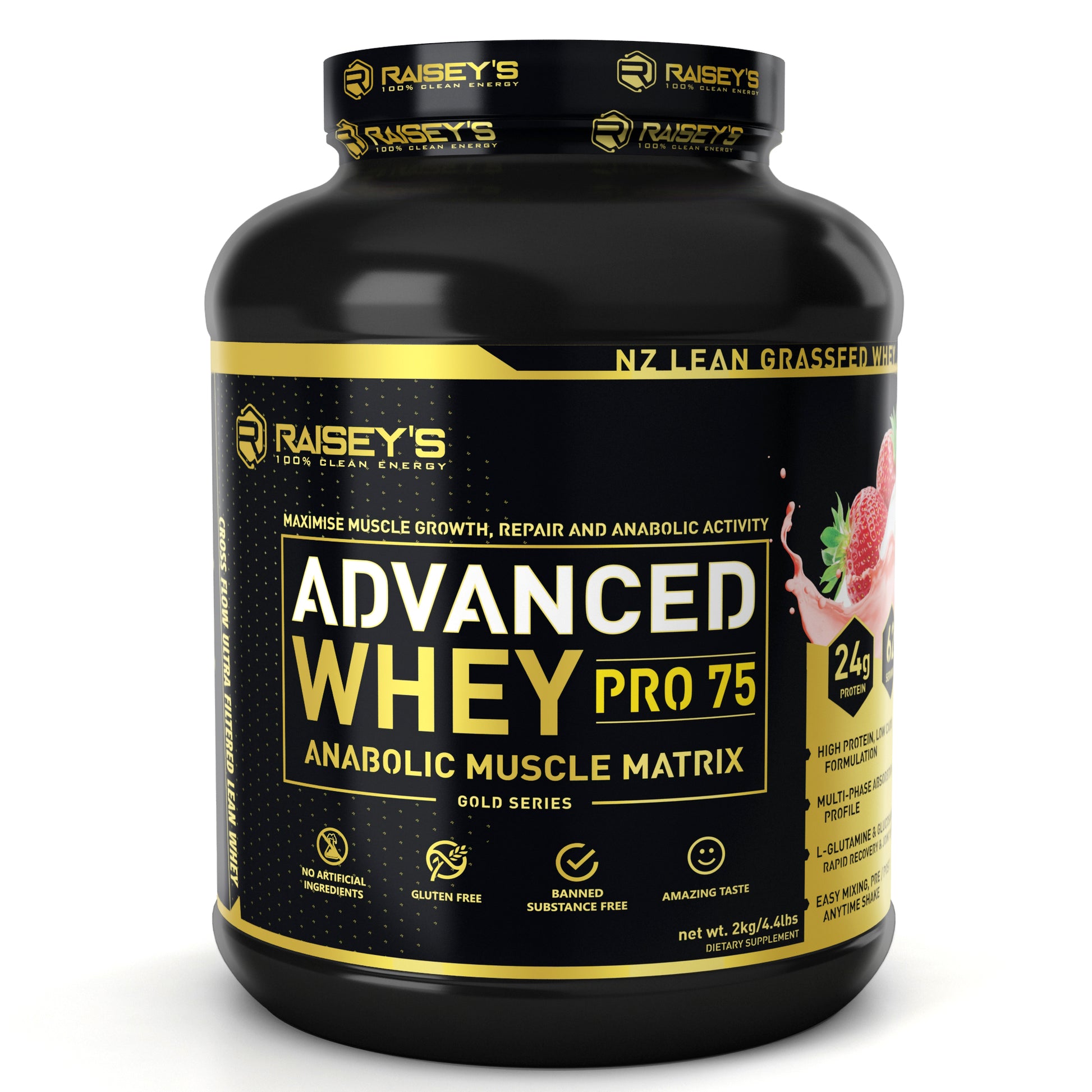 PRO75 Whey Protein 2kg - Supplements Direct®