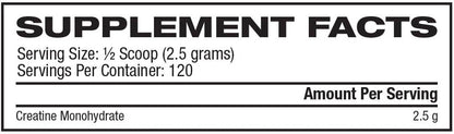 Ronnie Coleman Creatine XS INFO Panel