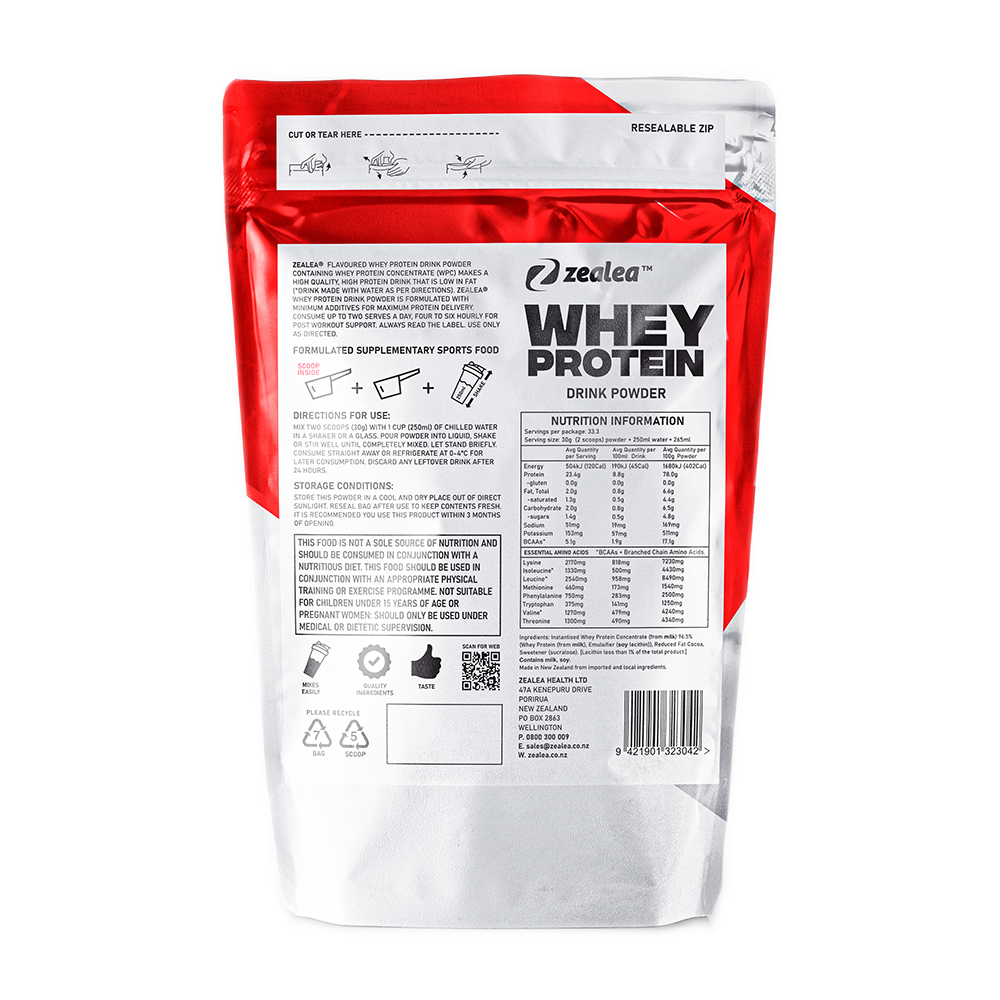 Grass fed Whey Protein